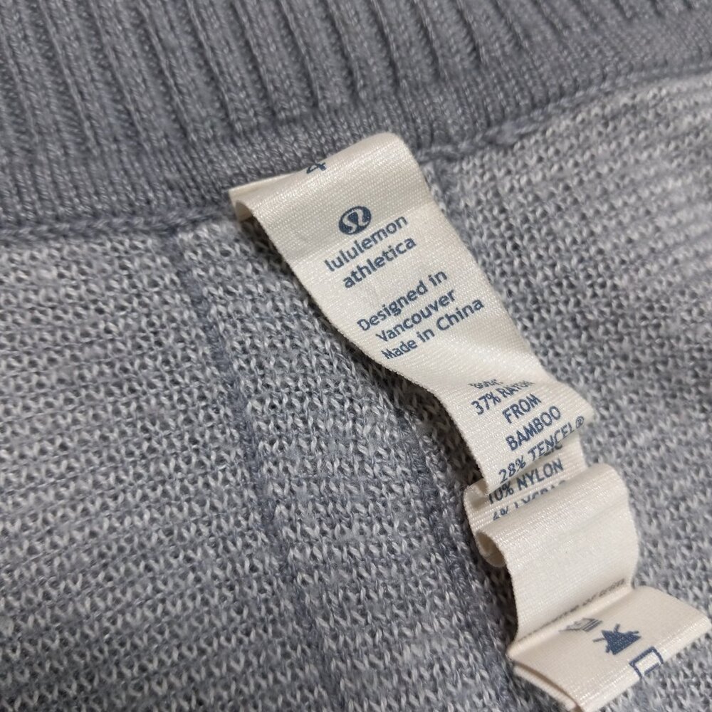 Lululemon Wrap It Up Sweater Gray Size 4‎ - Picture 3 of 17